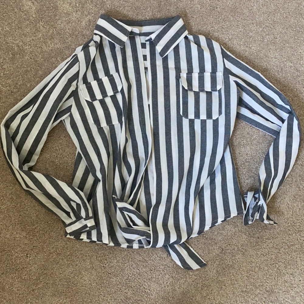 No button blouse
